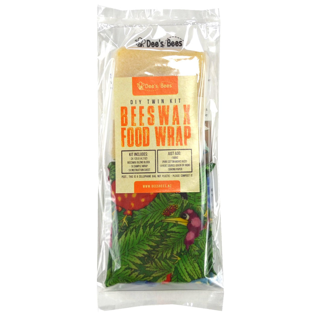 DIY Beeswax Food Wrap Kit - Twin Pack - Dee's Bees NZ