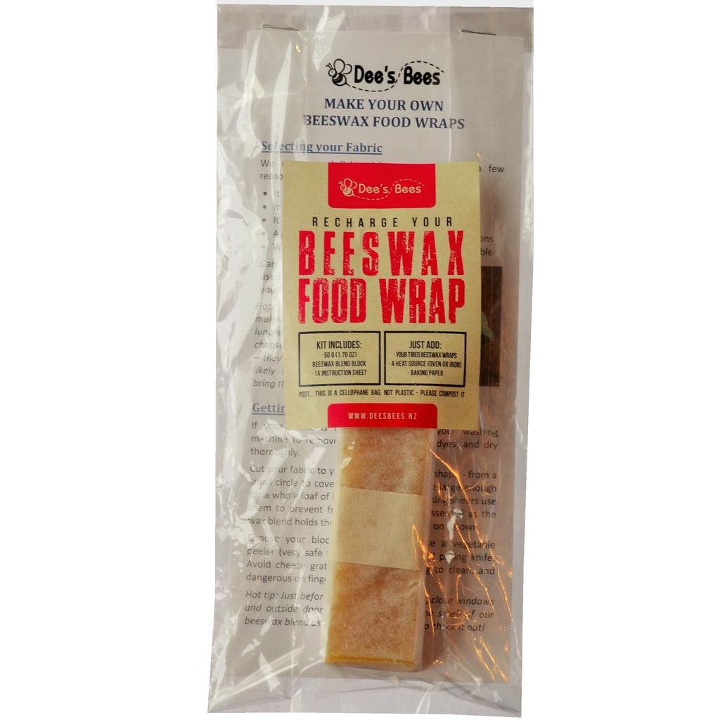 DIY Beeswax Food Wrap Recharge Kit - Dee's Bees NZ