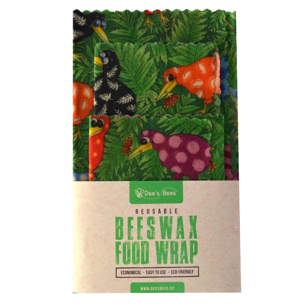 Beeswax Wrap - Rainbow Kiwis gift set from Dee's Bees